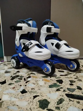 Patines en línea convertibles 3 ruedas