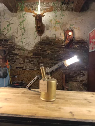 Lámpara Soplete Vintage