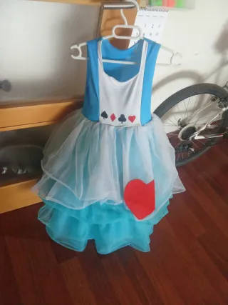 Vestido de baraja de cartas