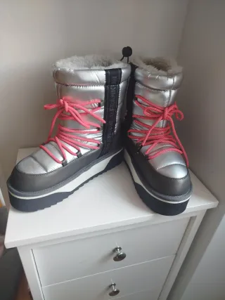 Botas Dr Franklin Plataforma Piel Sintética