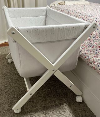 Minicuna Cambrass Blanca y Gris