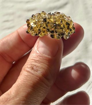 Anillo vidrio exclusivo y único