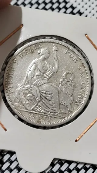 Moneda de Plata 1/2 Sol