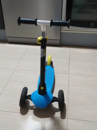 Patinete infantil 3 ruedas azul