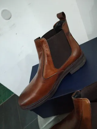 Stivaletti uomo pelle marrone n.43