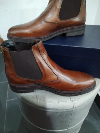 Stivaletti uomo pelle marrone n.43