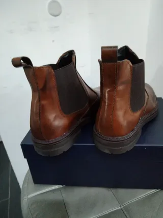 Stivaletti uomo pelle marrone n.43