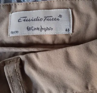 Pantalón Emidio Tucci Beige Hombre