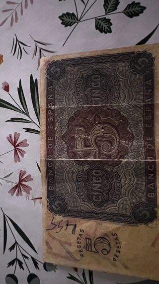 Billete 5 Pesetas Banco de España