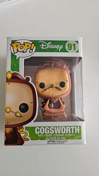 Funko Pop Disney Cogsworth 91