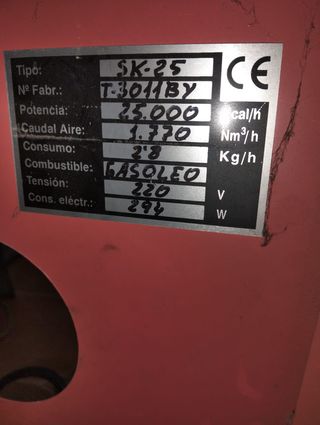 Calefactor Industrial