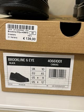 Dr. Martens Scarpe Tg 45 Nere