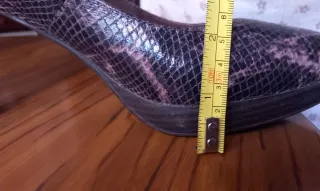 Zapatos tacón piel boa Patricia Miller