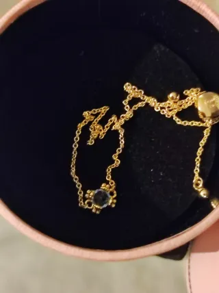 Collar Tous Pills Tanzania Azul y Dorado