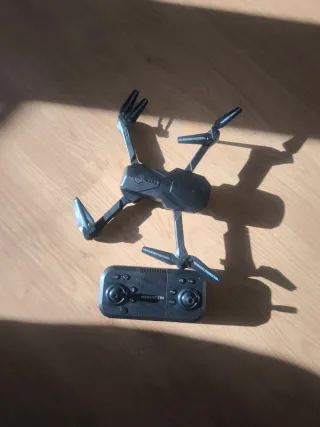 Dron negro como nuevo