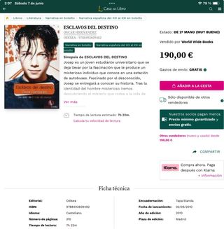 Libro Esclavos del Destino - Óscar Hernández