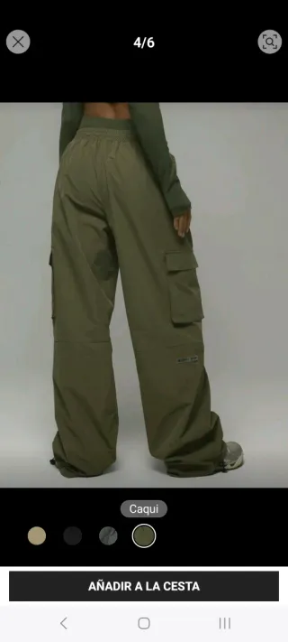 Pantalón deportivo cargo Musera verde