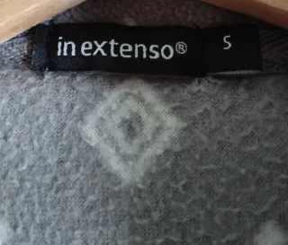 Polar mujer gris estampado rombos