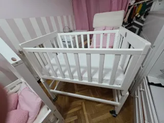 Minicuna colecho blanca