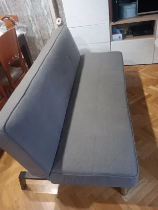 Sofá Cama Gris Tela
