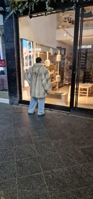 Abrigo de Lujo Pelo de zorro de Groenlandia