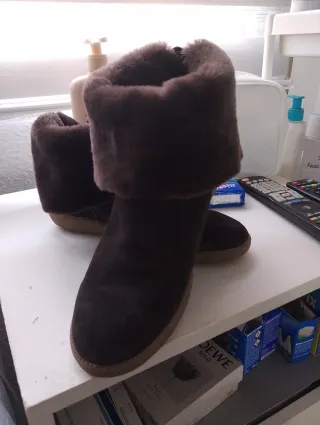 Botines ante super calentitos