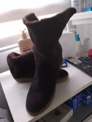 Botines ante super calentitos