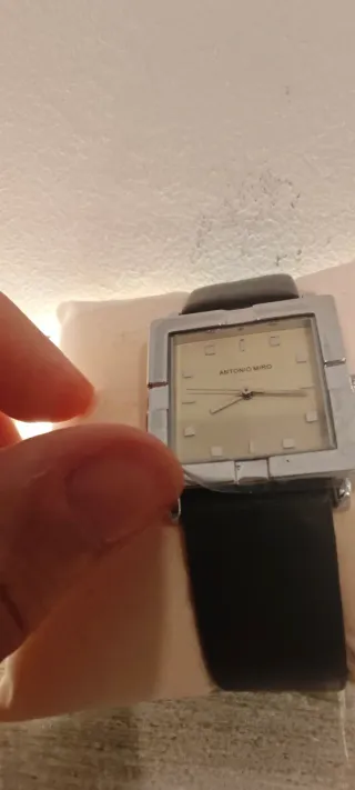 Reloj Antonio Miro Plata y Marrón
