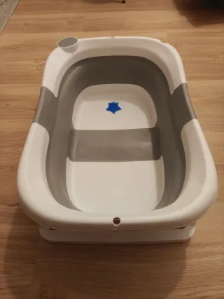Bañera plegable para bebé con reductor