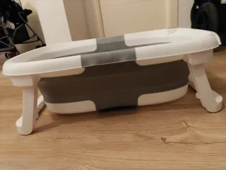 Bañera plegable para bebé con reductor
