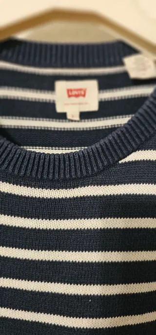 Jersey Levi's Rayas Azul y Blanco