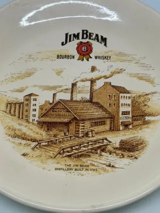 Piatto Jim Beam Bourbon Whiskey da Collezione