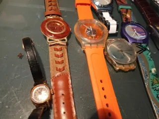 Lotto di orologi vintage Swatch Casio e altri...