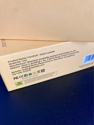 Consola Powkiddy V10 Blanca