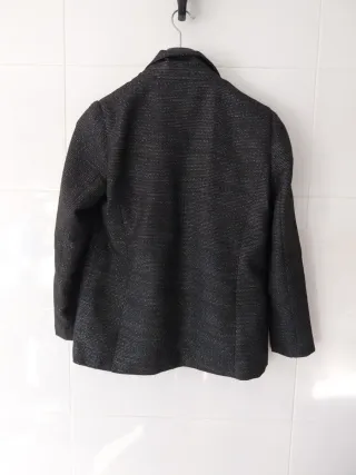 Americana Vero Moda negra plateada T.38