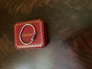 Pulsera Cartier Plata y Roja