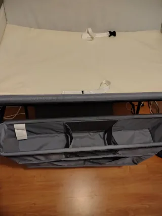 Cambiador Bebé WOLTU Plegable Gris