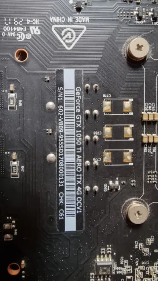 Tarjeta Gráfica GTX 1050TI 4GB MSI