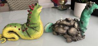 Creature fantastiche in resina