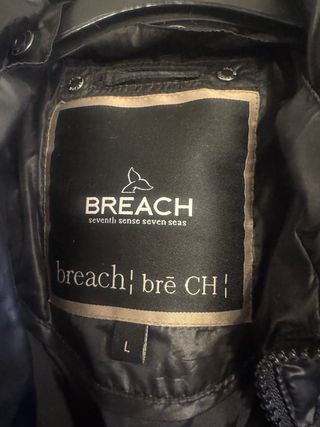 Piumino invernale nero donna Breach L
