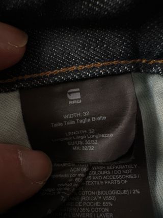 Pantalones G-Star RAW Azules talla 32-32