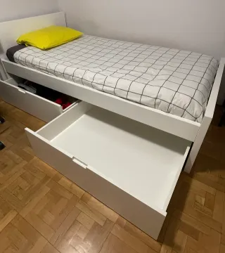Cama 90 con almacenaje y colchón
