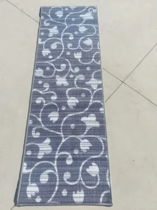 Tappeto Runner Grigio scuro 1.80m