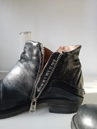 Botines AS98 Piel Negro