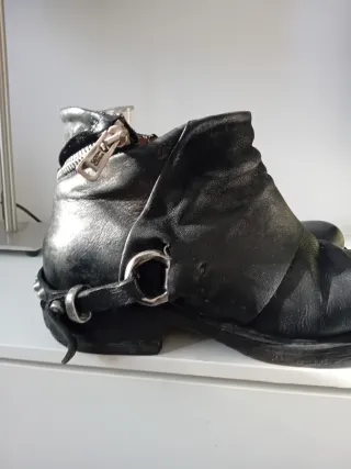 Botines AS98 Piel Negro