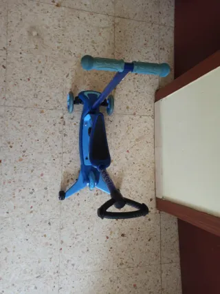 Patinete infantil 3 ruedas azul