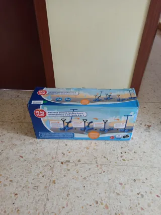 Patinete infantil 3 ruedas azul