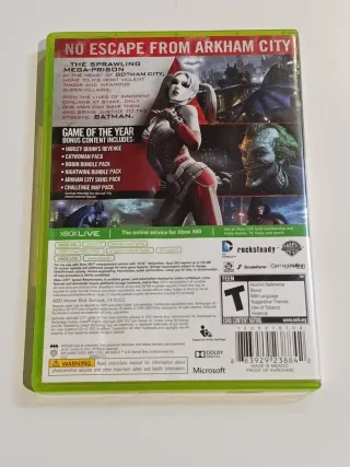 Juegos Batman Arkham Xbox 360