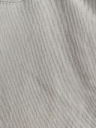 Pantalón pana fina blanco