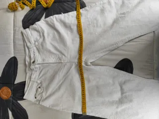 Pantalón pana fina blanco